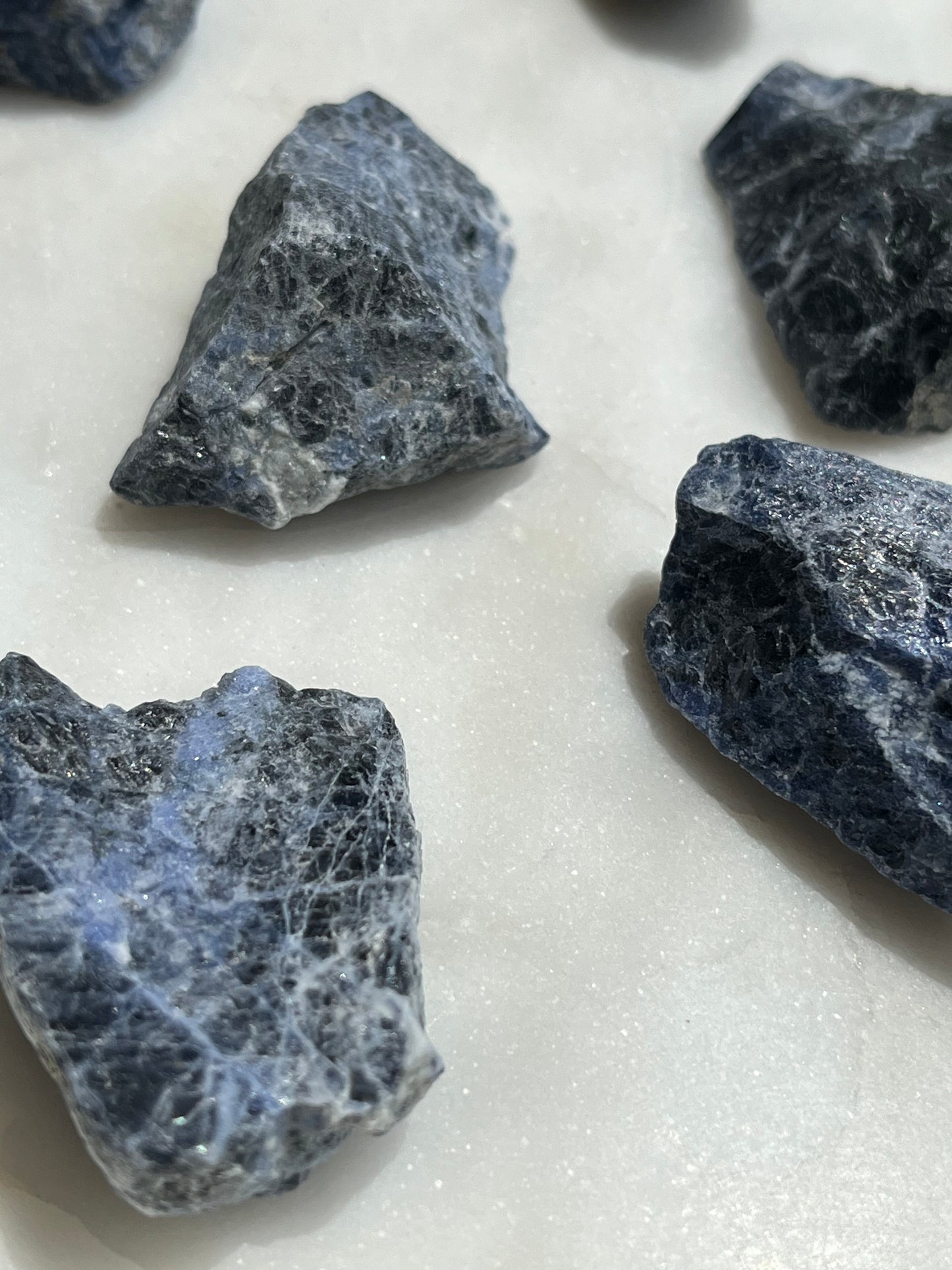 High Grade Sodalite Raw Stones (250g Pack)