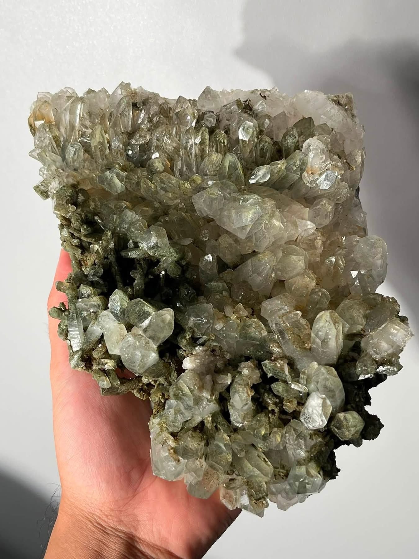 Statement Mossy Chlorite Garden Quartz Specimen A