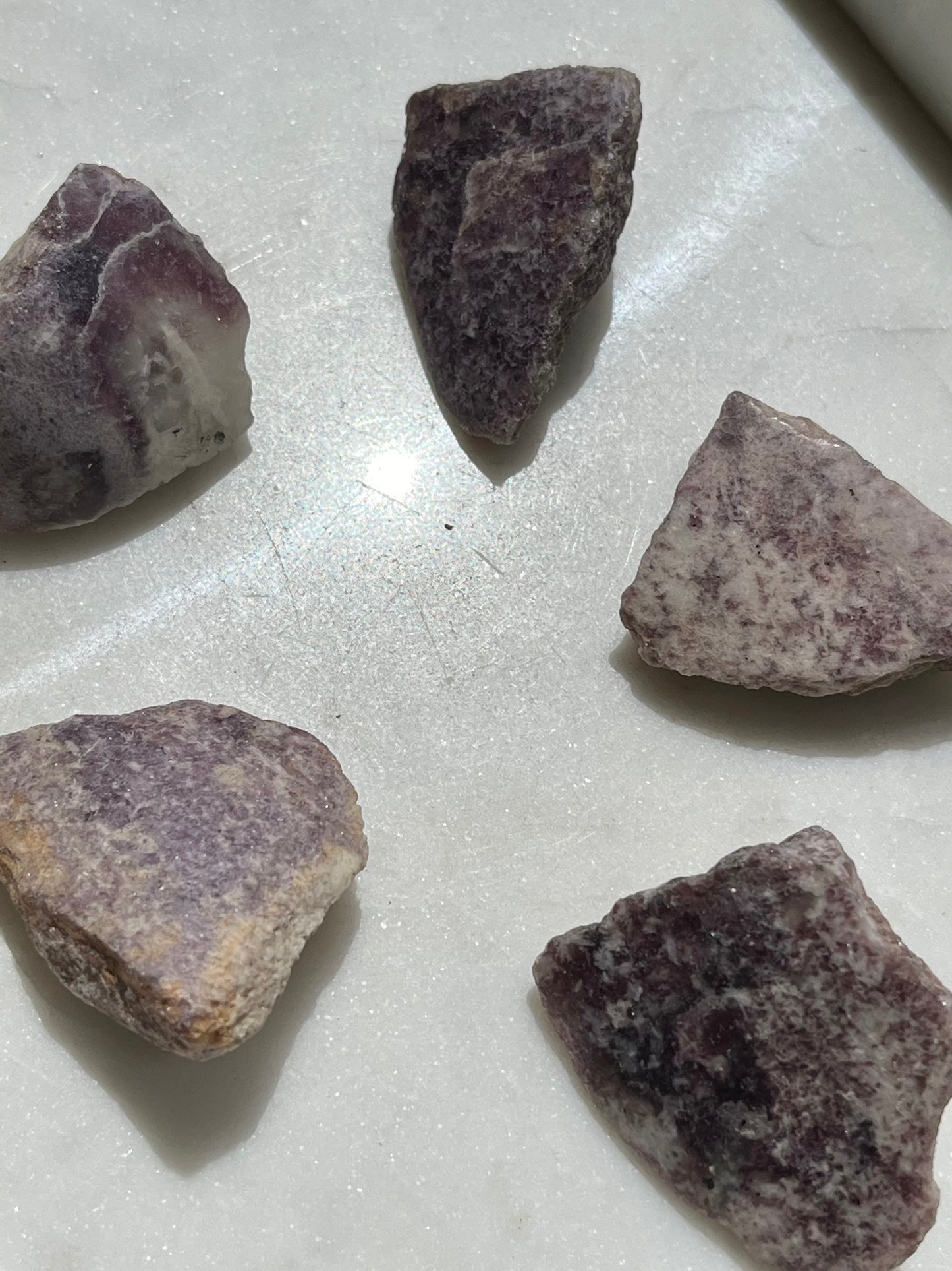 Lepidolite Half Polished Freeform