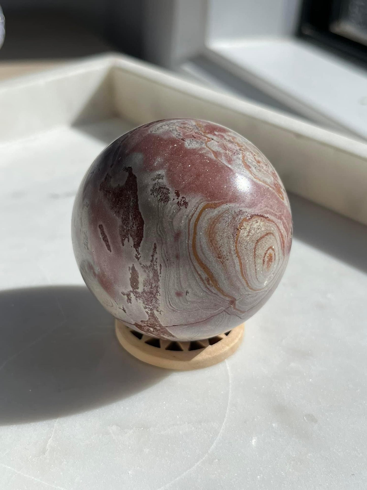 Wood Flower Sphere Stands (Pack of 10)