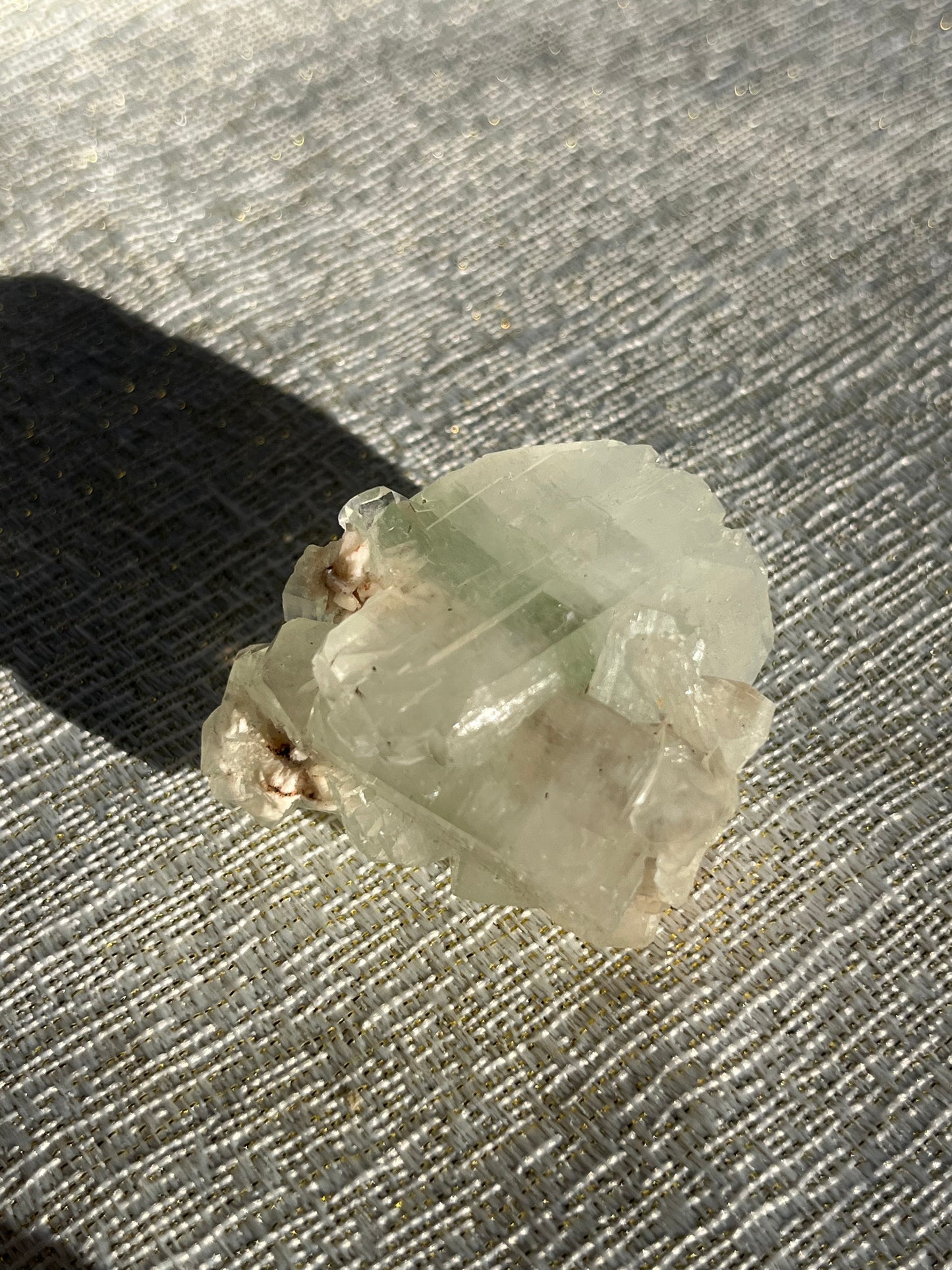 Zoned Green Apophyllite Specimen Lot D (7 pieces)