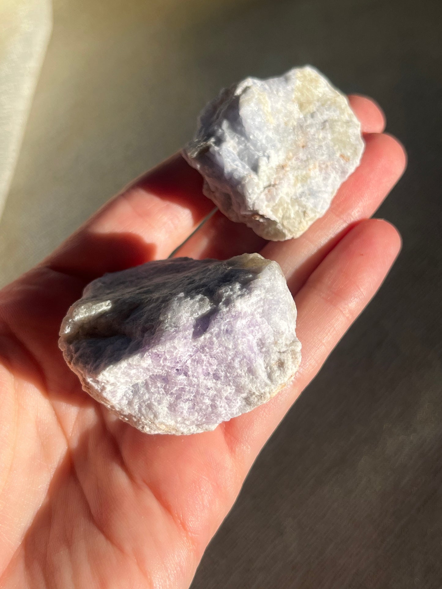 Hackmanite Raw Stones (2 pieces)