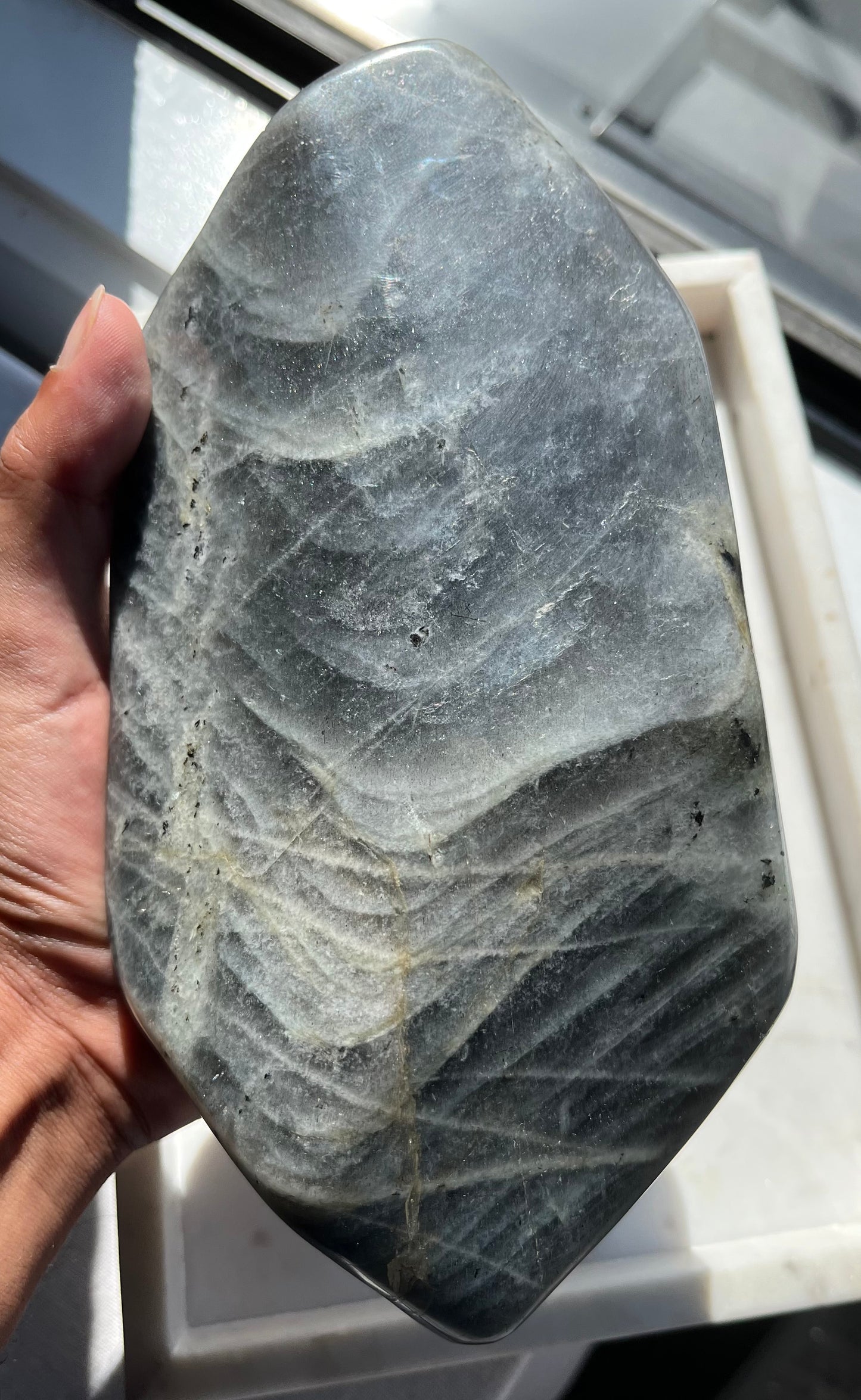 Sunset & Pink Flash Labradorite Statement Freeform (3.27 kg)