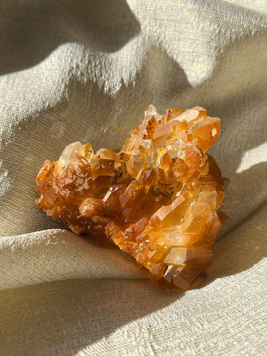 Golden Healer Quartz Specimens with Siderite Inclusions Lot B