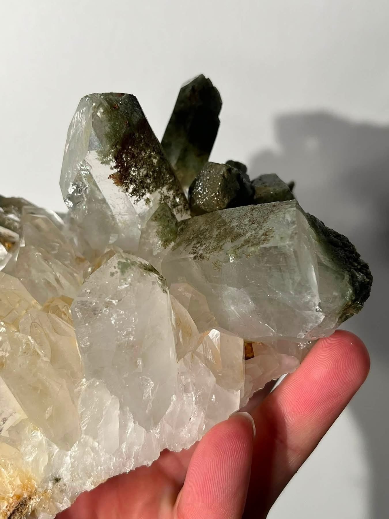 XL Chlorite Garden Quartz Cluster Specimen E