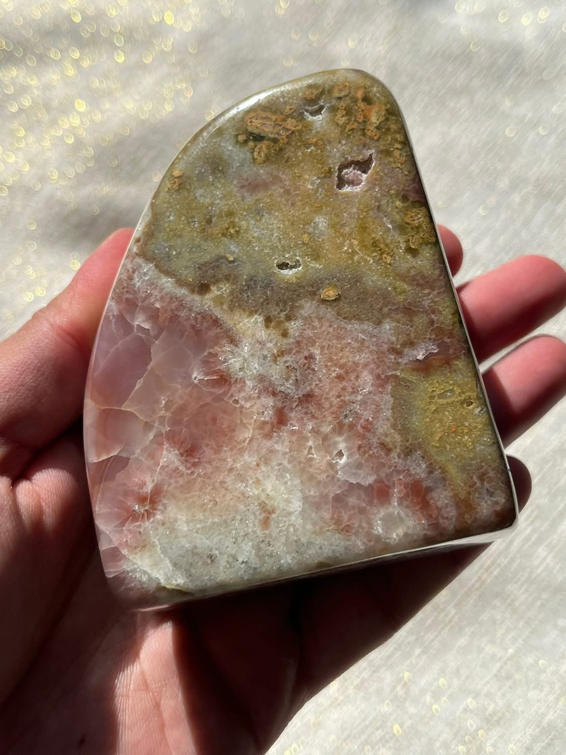 High Grade Pink Banded Calcite Freeform B