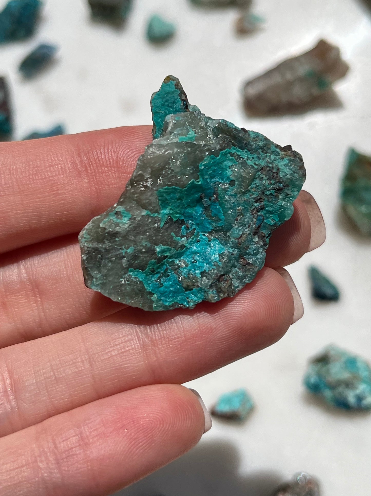 Shattuckite, Azurite & Chrysocolla Raw Stone (100g Pack)