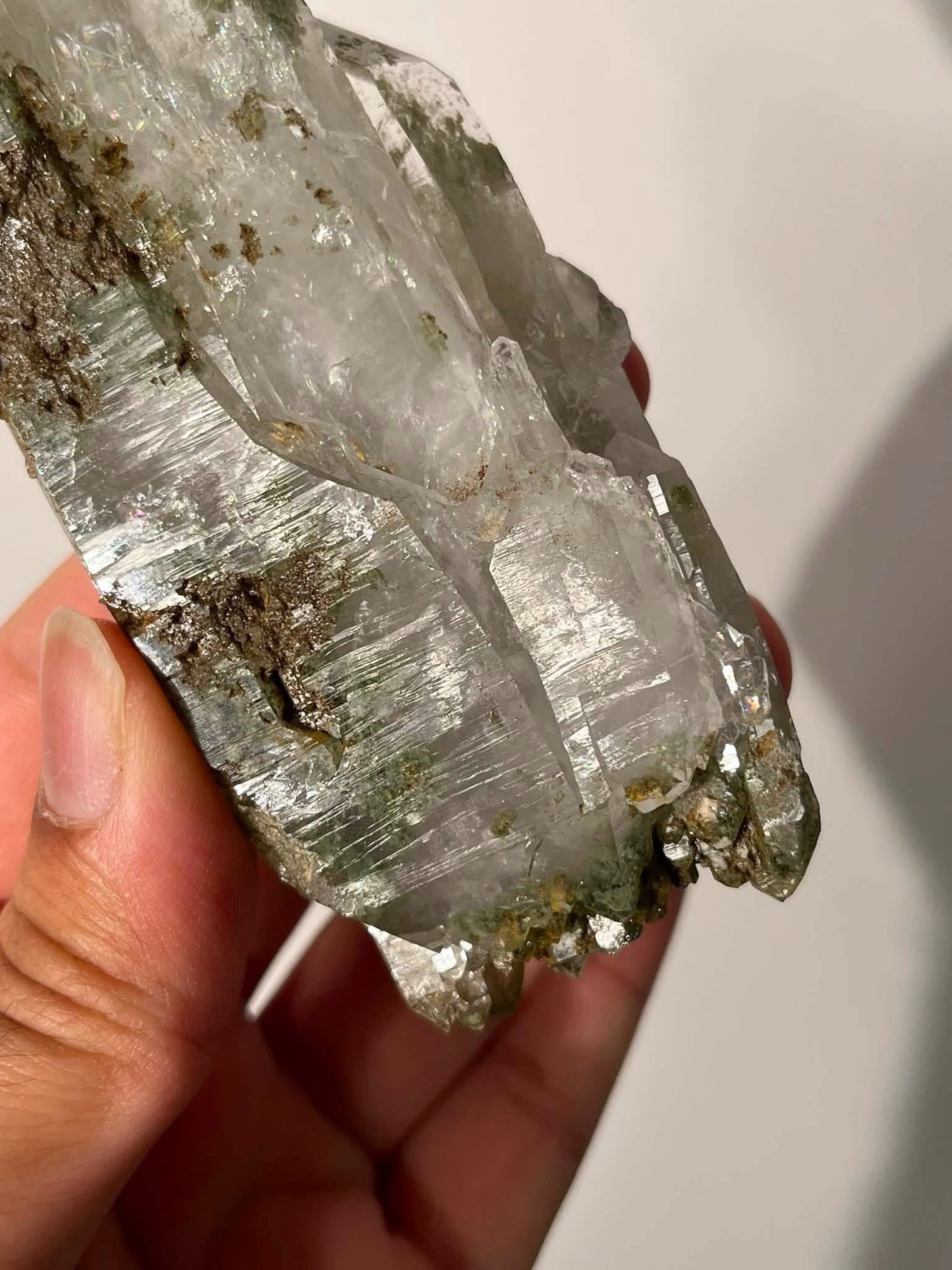Chlorite Garden Quartz Specimen Set B (2 pieces)