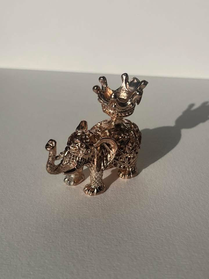 Rose Gold Elephant Sphere Stand (Pack of 3)