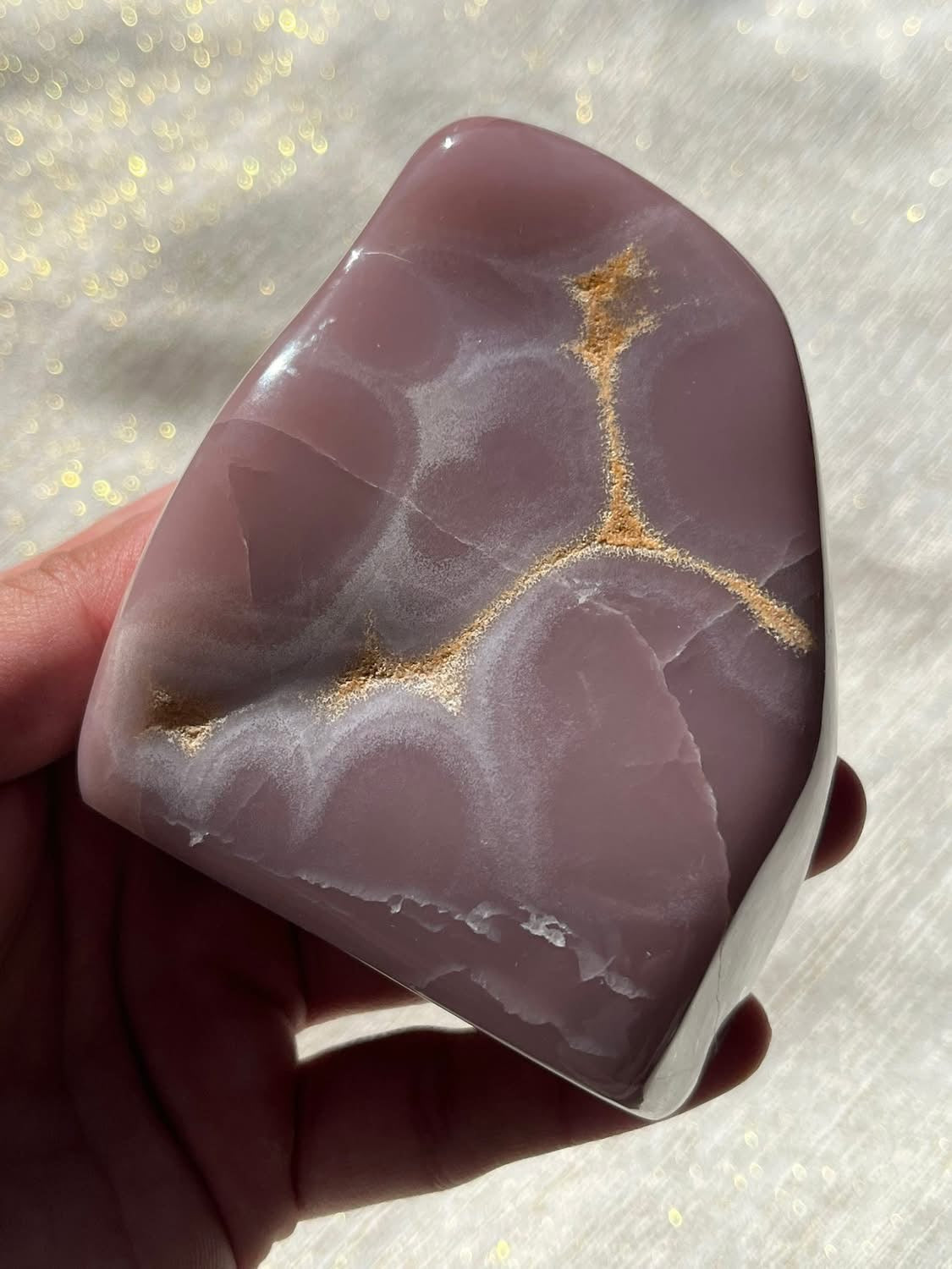 High Grade Pink Banded Calcite Freeform B