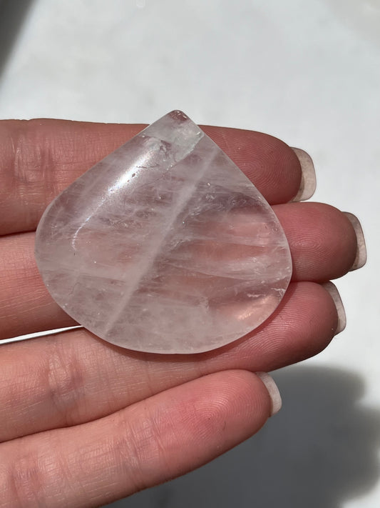 Clear Quartz Large Teardrop Cabochon