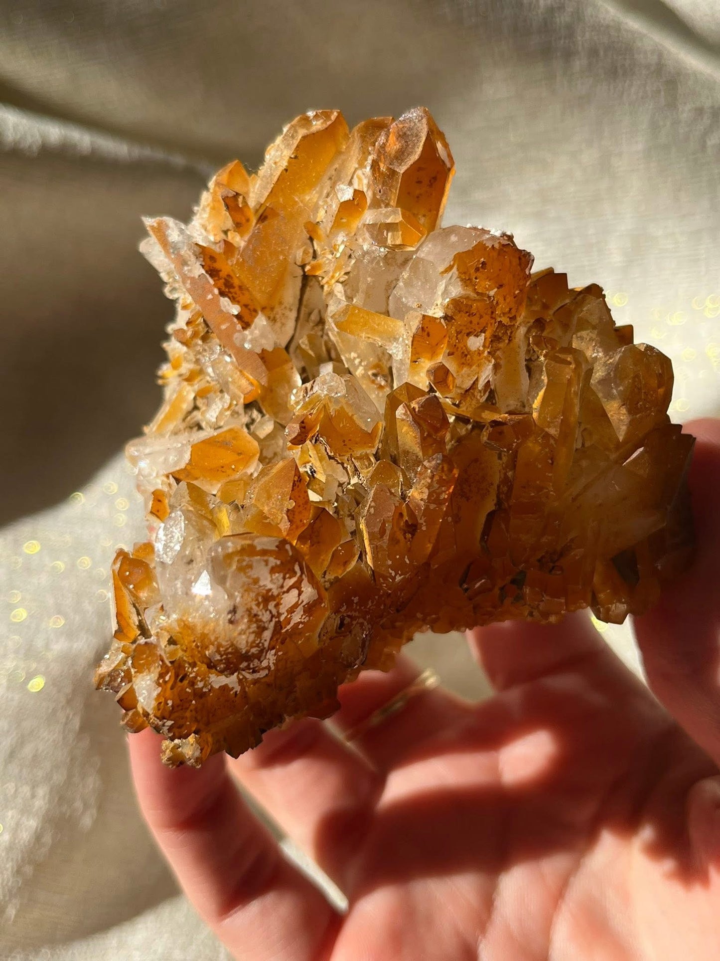 Golden Healer Quartz Specimens with Siderite Inclusions Lot B