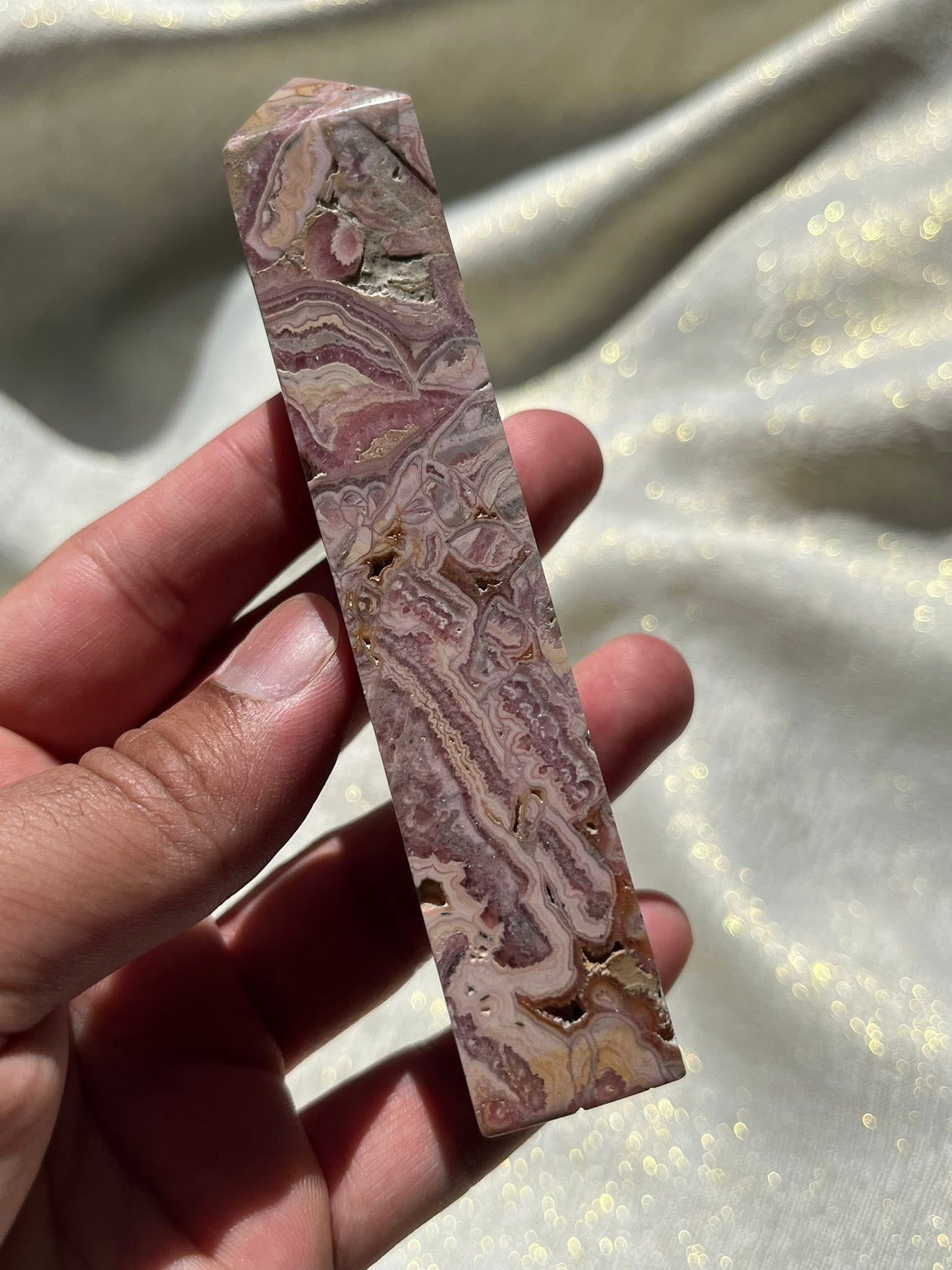 Statement Rhodochrosite Tower B