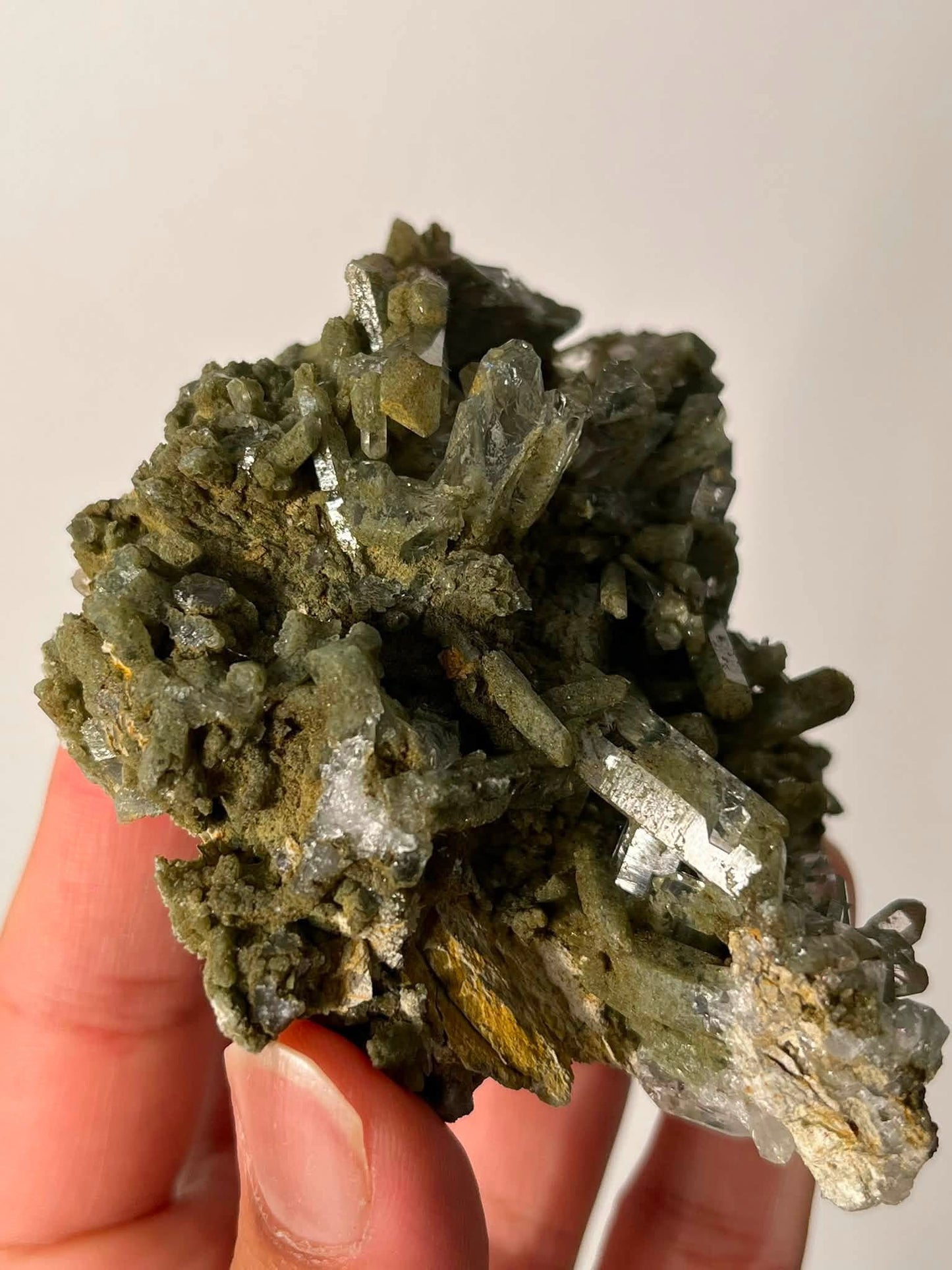 Chlorite Garden Quartz Specimen Set B (2 pieces)