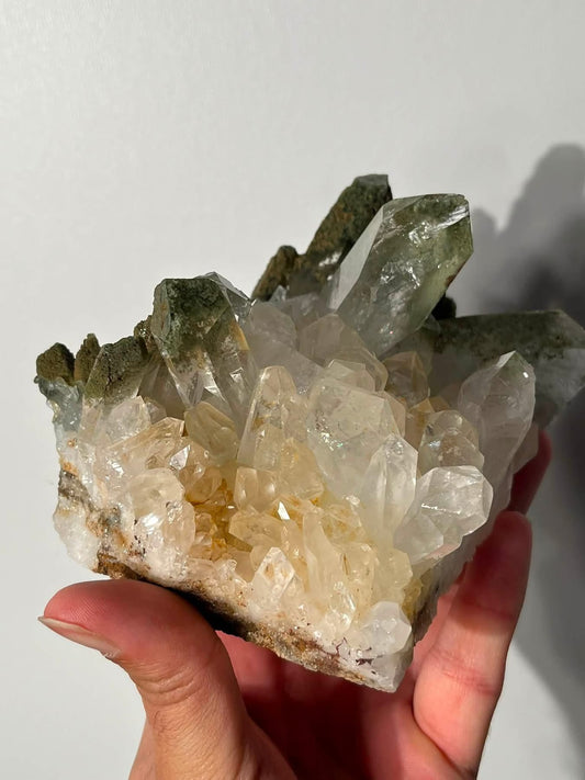 XL Chlorite Garden Quartz Cluster Specimen E