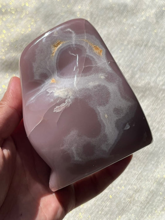 High Grade Pink Banded Calcite Freeform A