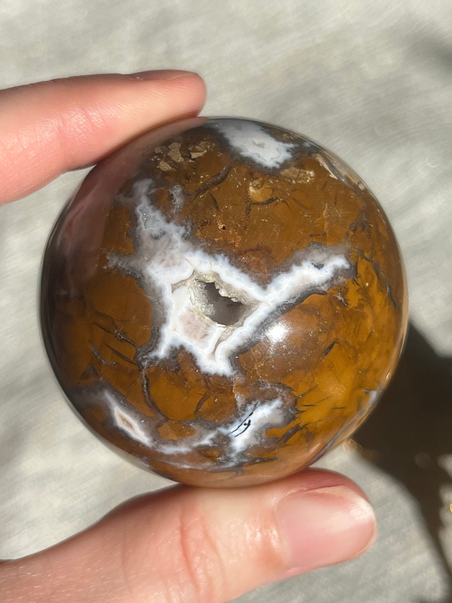 Brecciated Jasper Sphere Set (2 spheres)