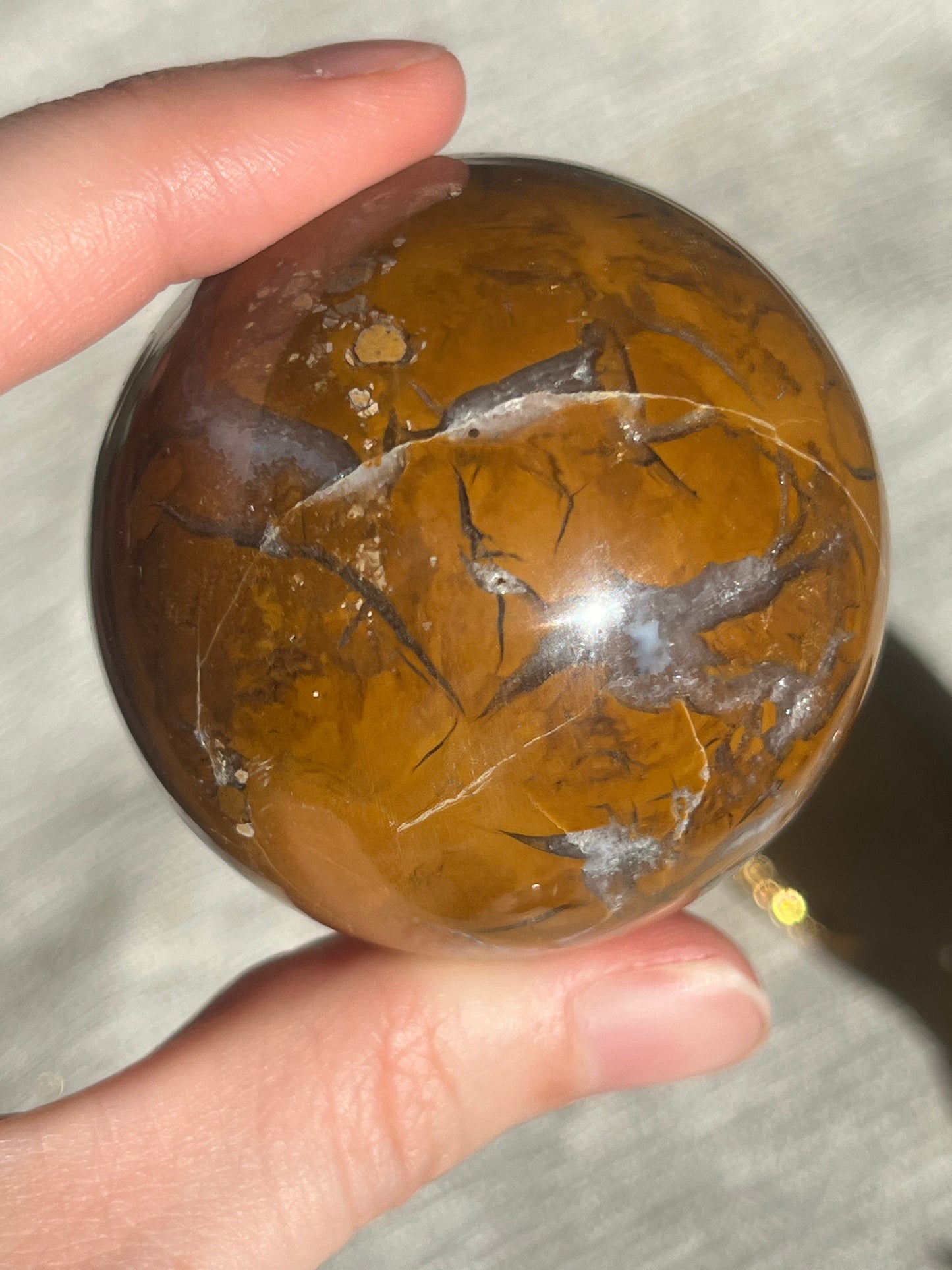 Brecciated Jasper Sphere Set (2 spheres)