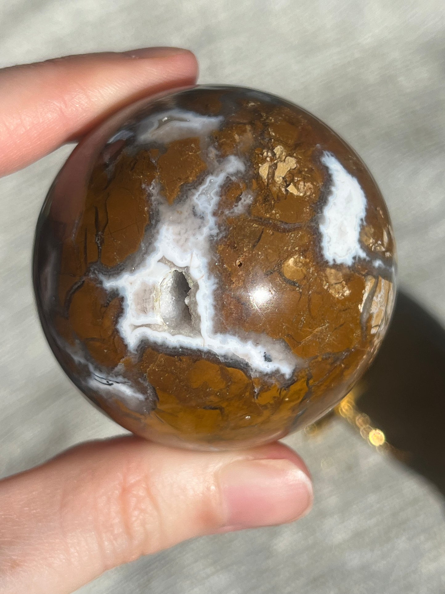 Brecciated Jasper Sphere Set (2 spheres)