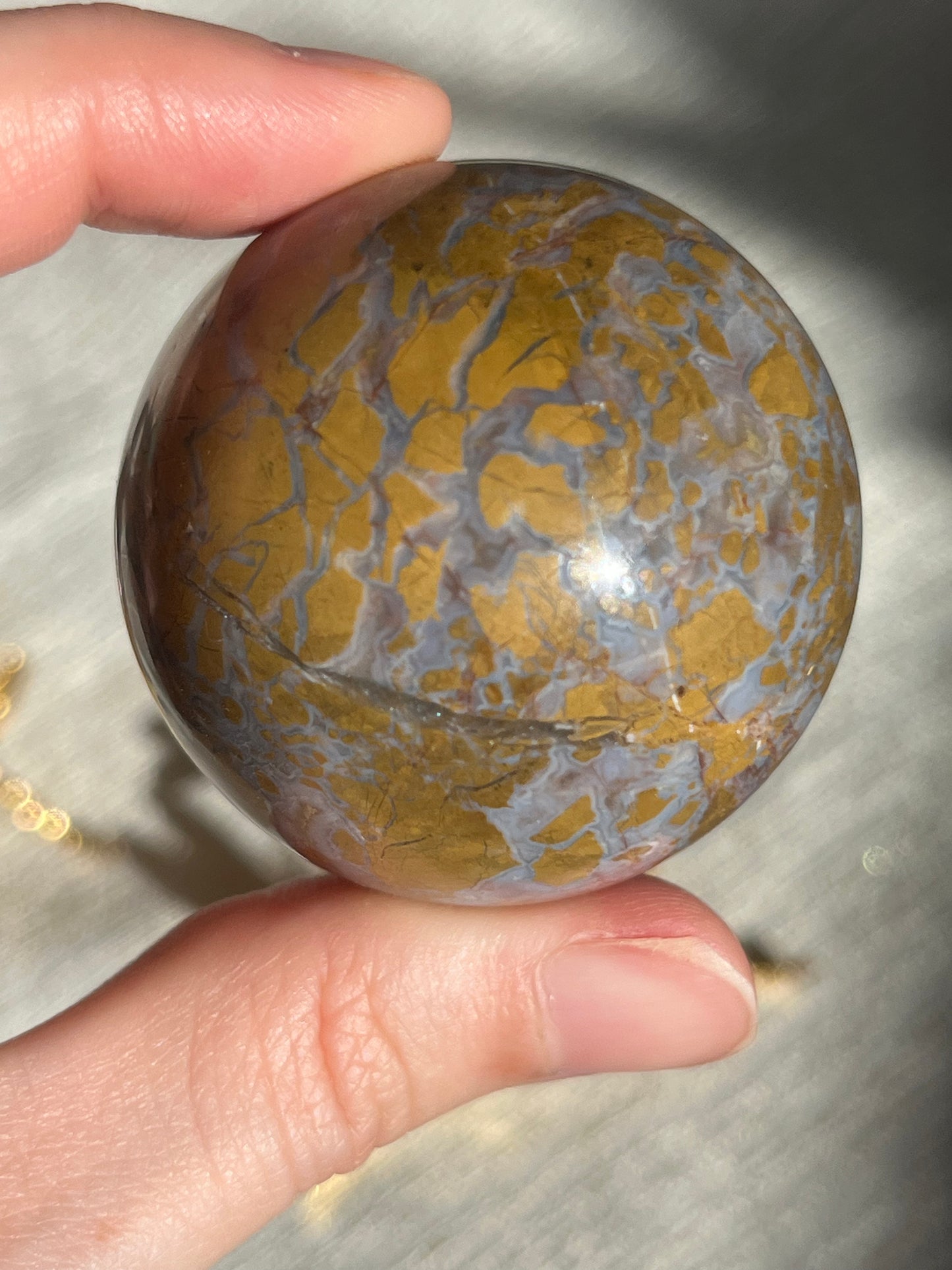 Brecciated Jasper Sphere Set (2 spheres)