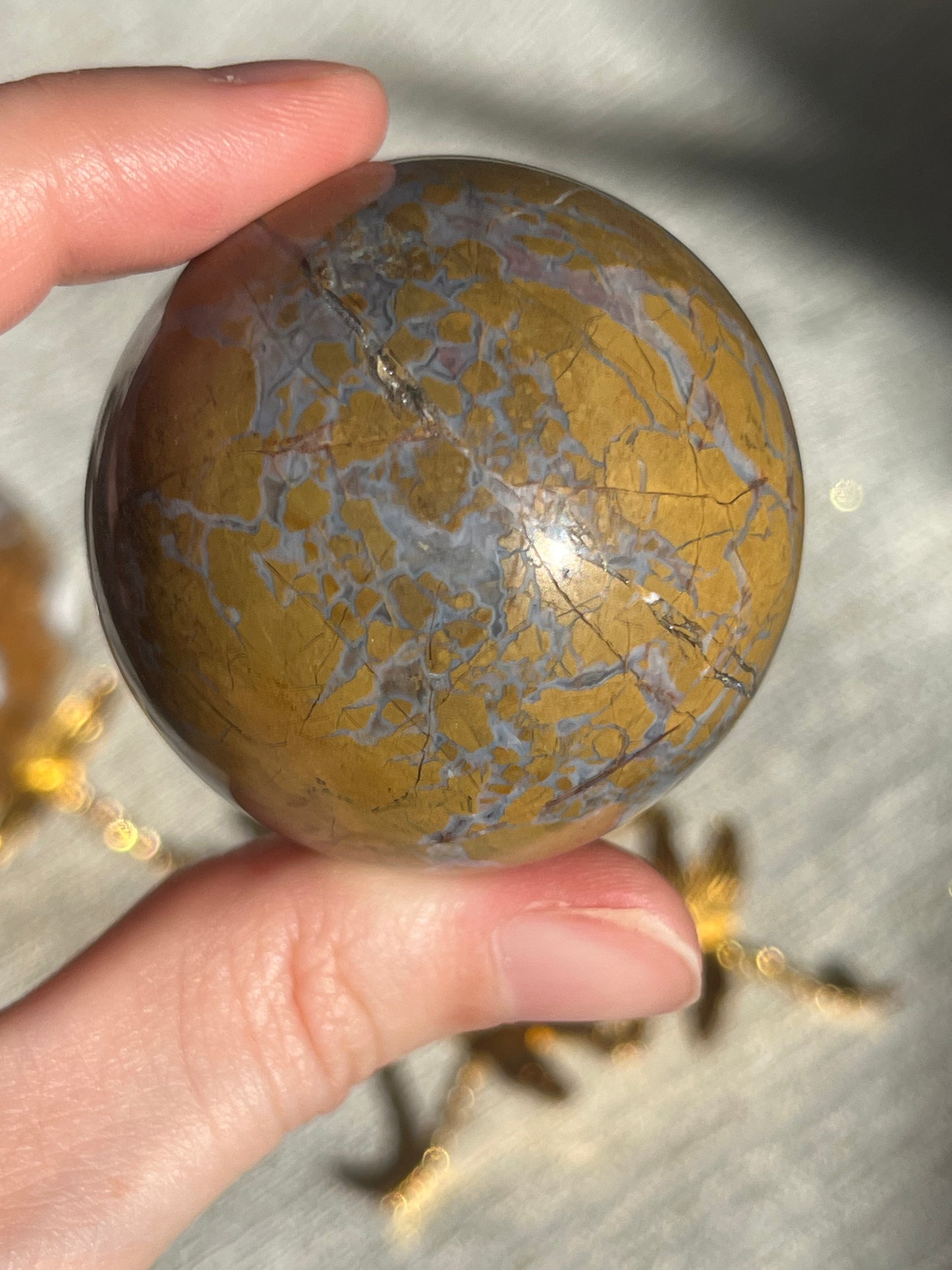 Brecciated Jasper Sphere Set (2 spheres)