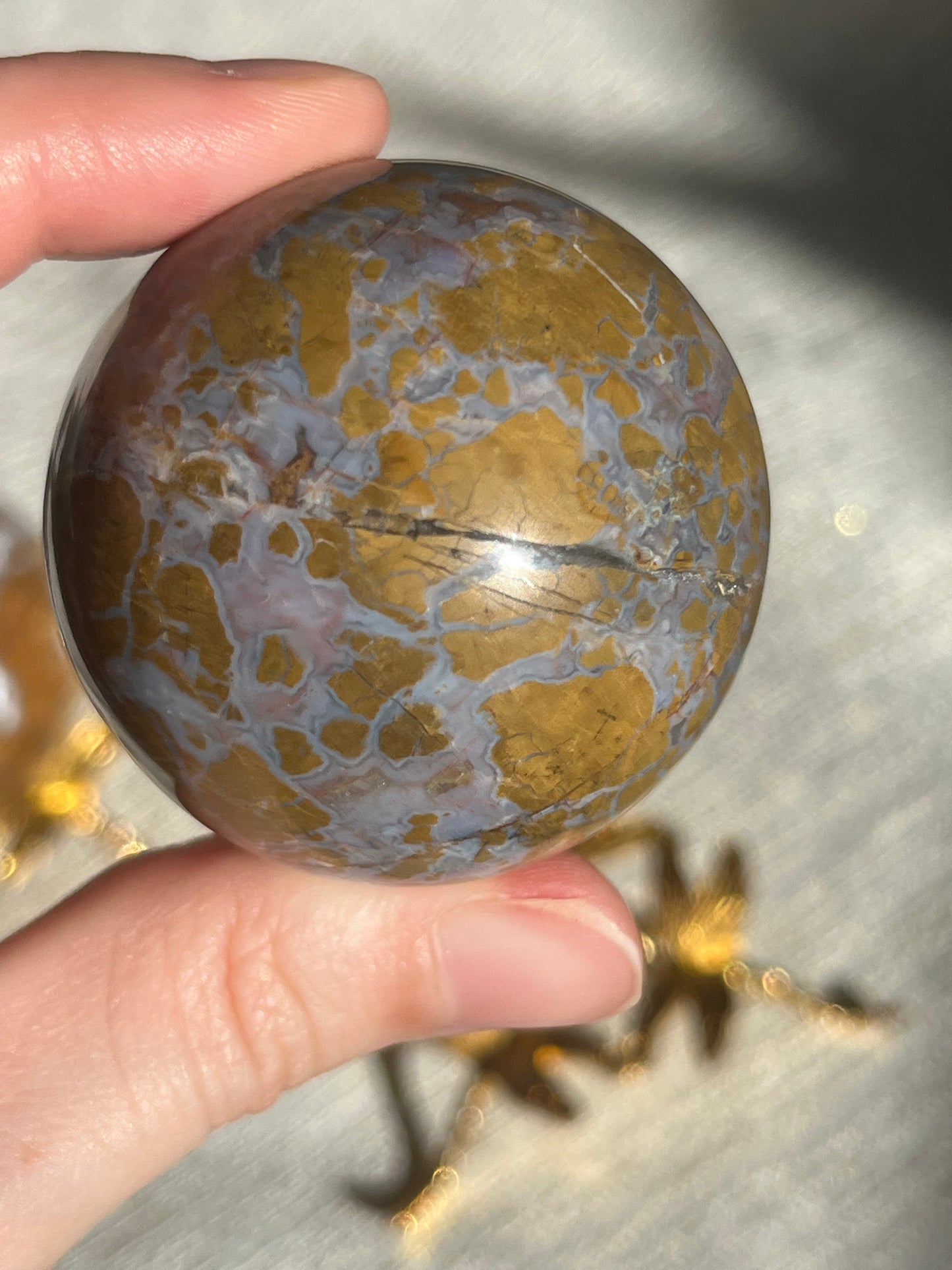 Brecciated Jasper Sphere Set (2 spheres)