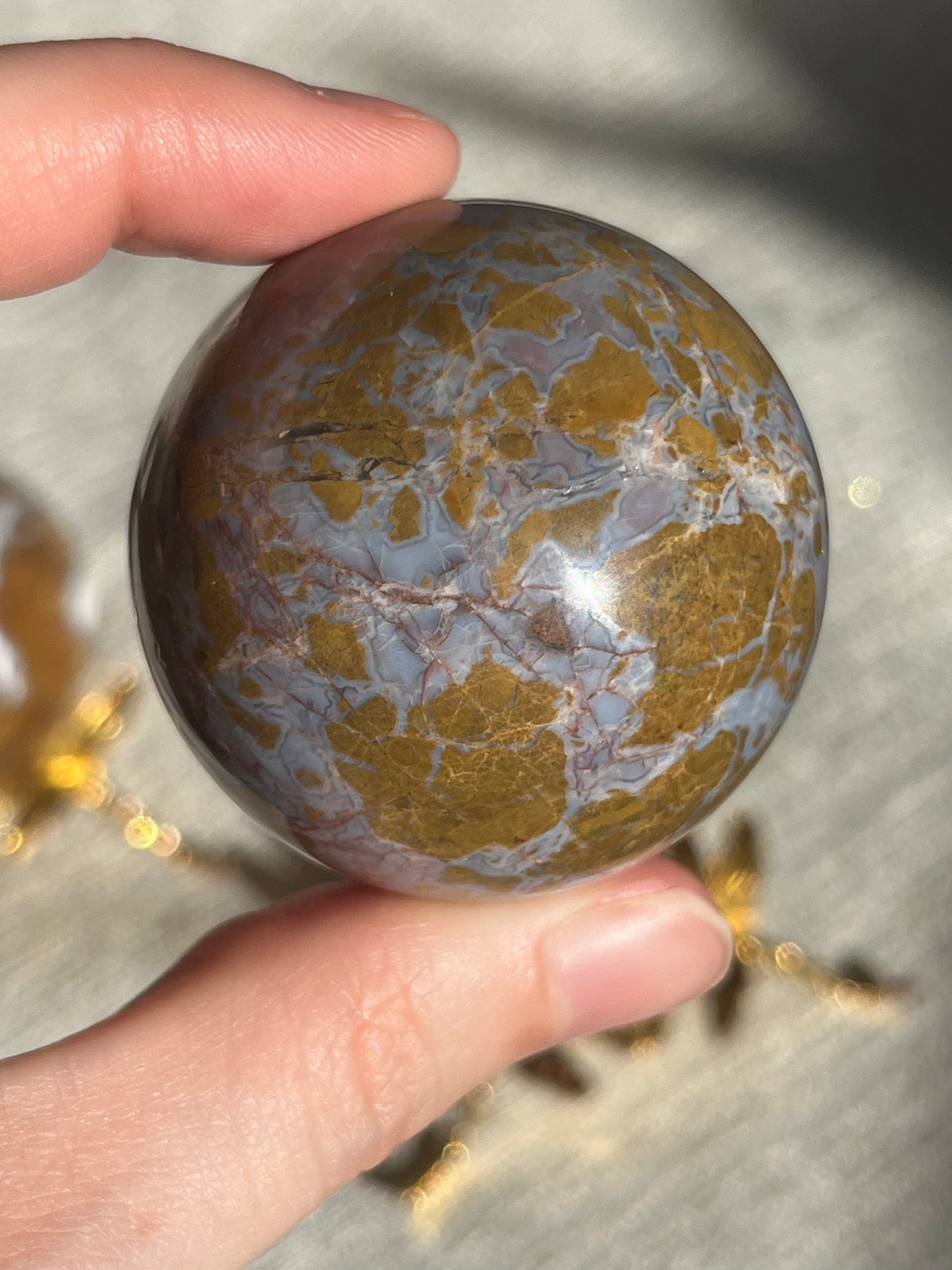 Brecciated Jasper Sphere Set (2 spheres)