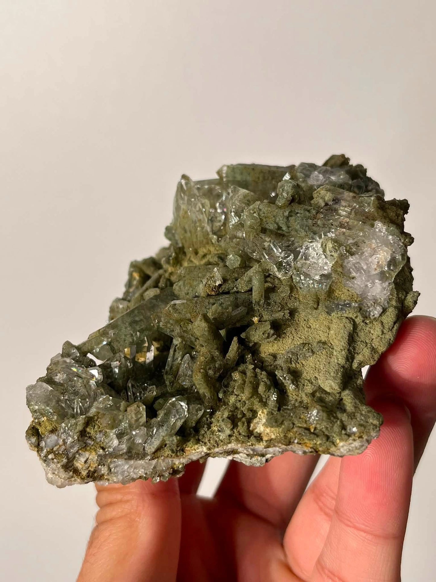 Chlorite Garden Quartz Specimen Set B (2 pieces)
