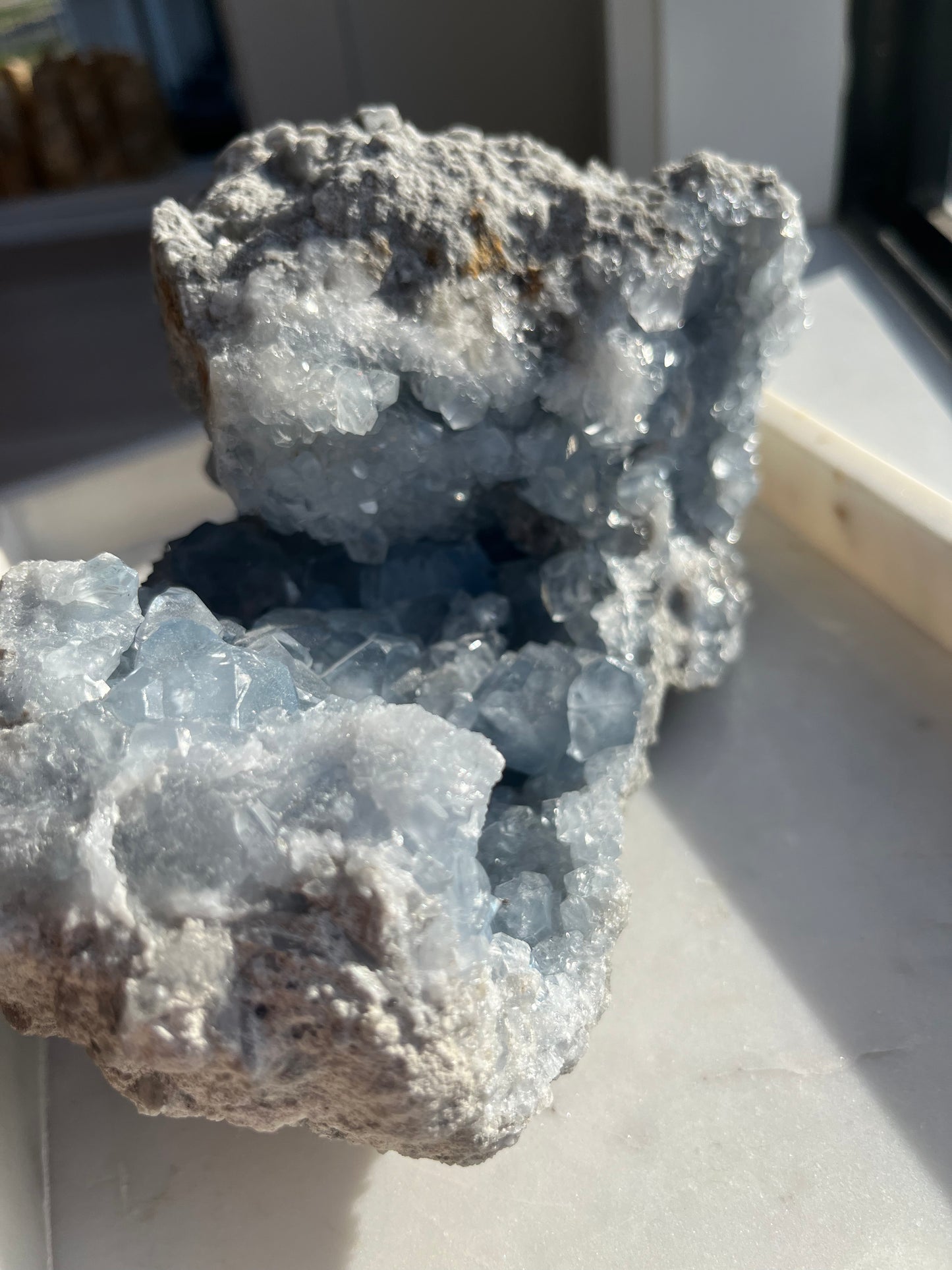 Celestite Geode 3.28kg Statement Specimen
