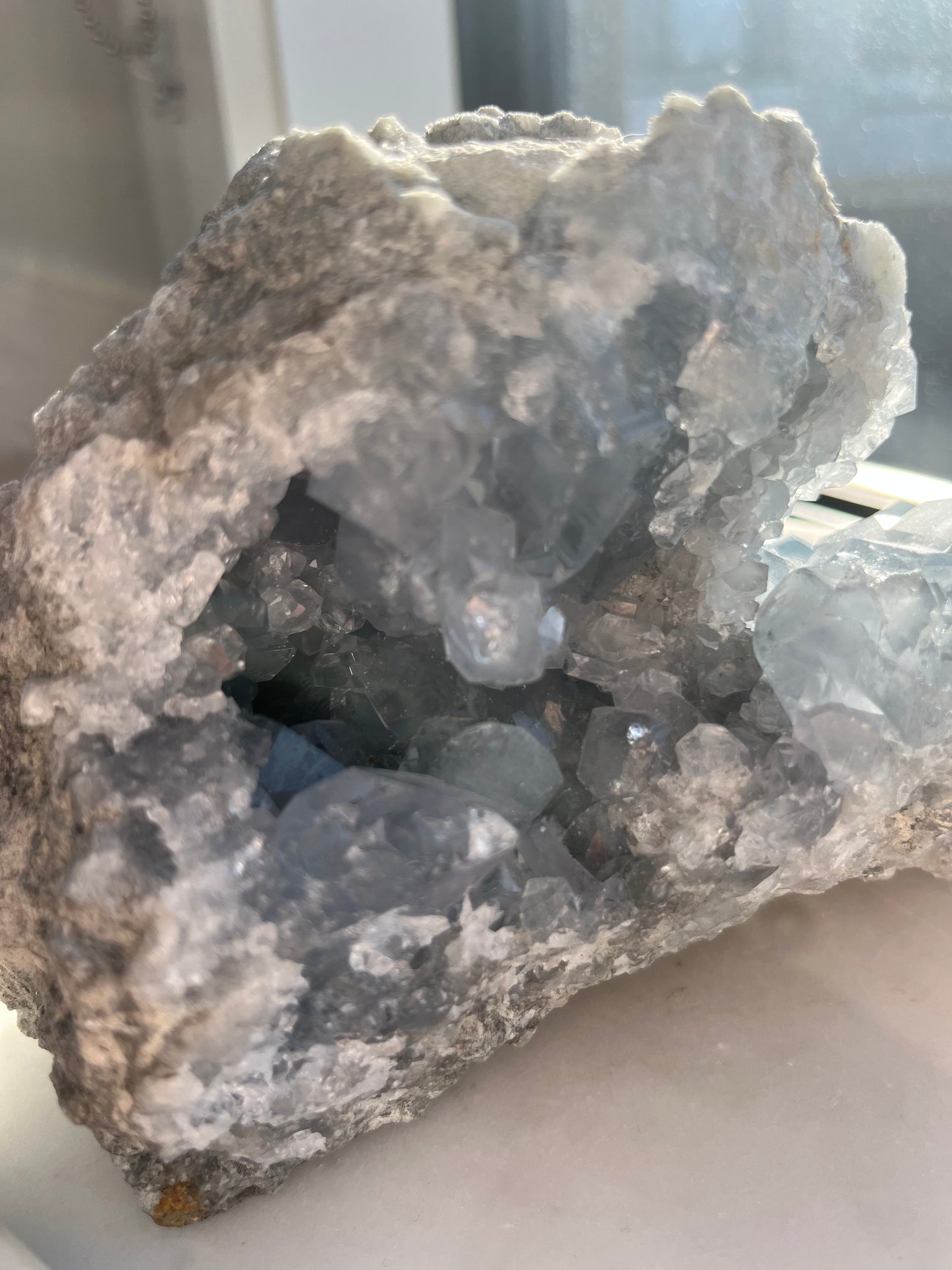 Celestite Geode 3.28kg Statement Specimen