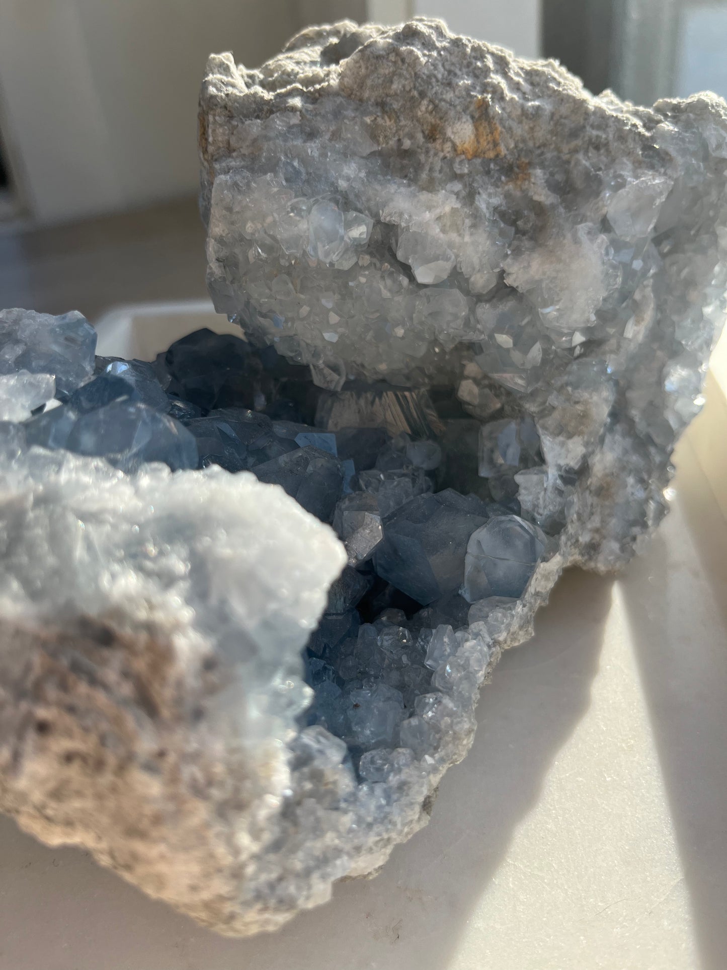 Celestite Geode 3.28kg Statement Specimen