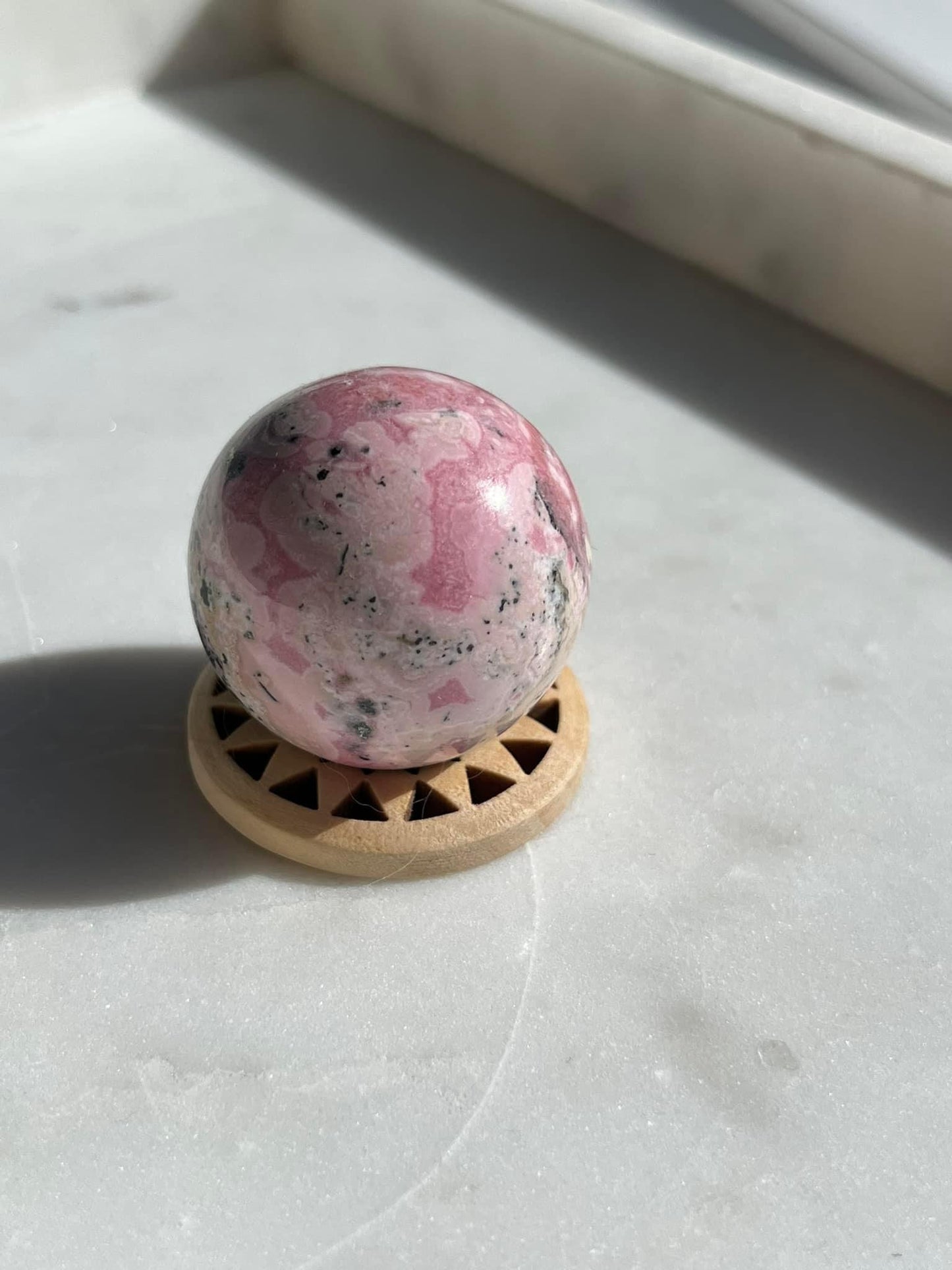 Wood Flower Sphere Stands (Pack of 10)