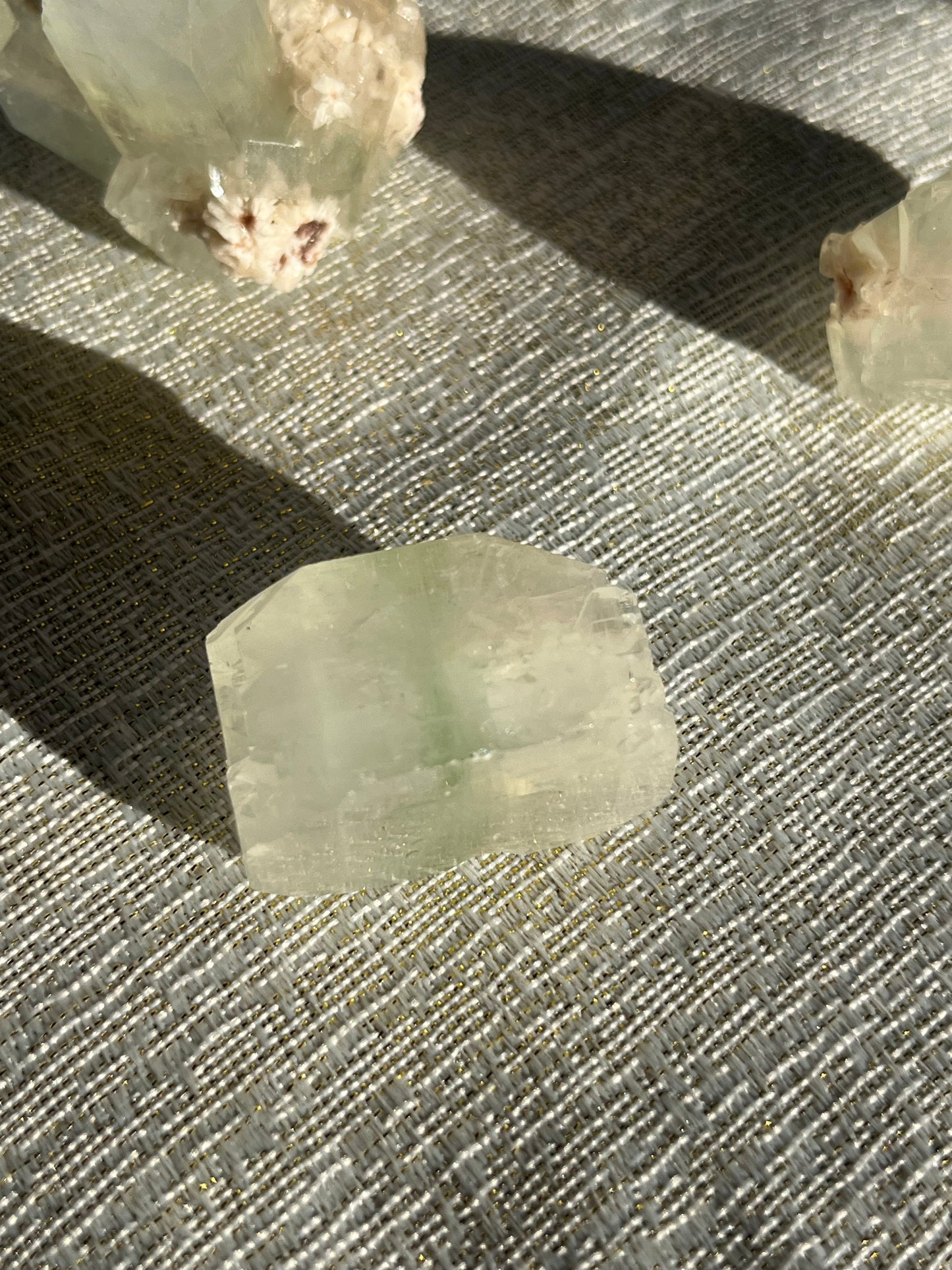Zoned Green Apophyllite Specimen Lot B (7 pieces)