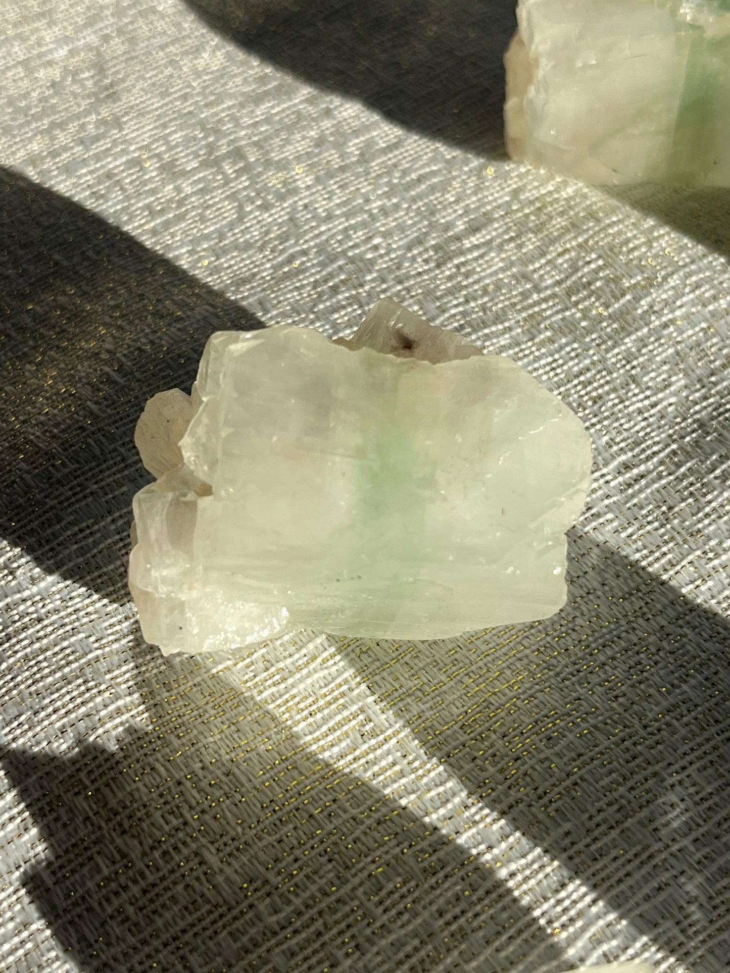 Zoned Green Apophyllite Specimen Lot C (7 pieces)