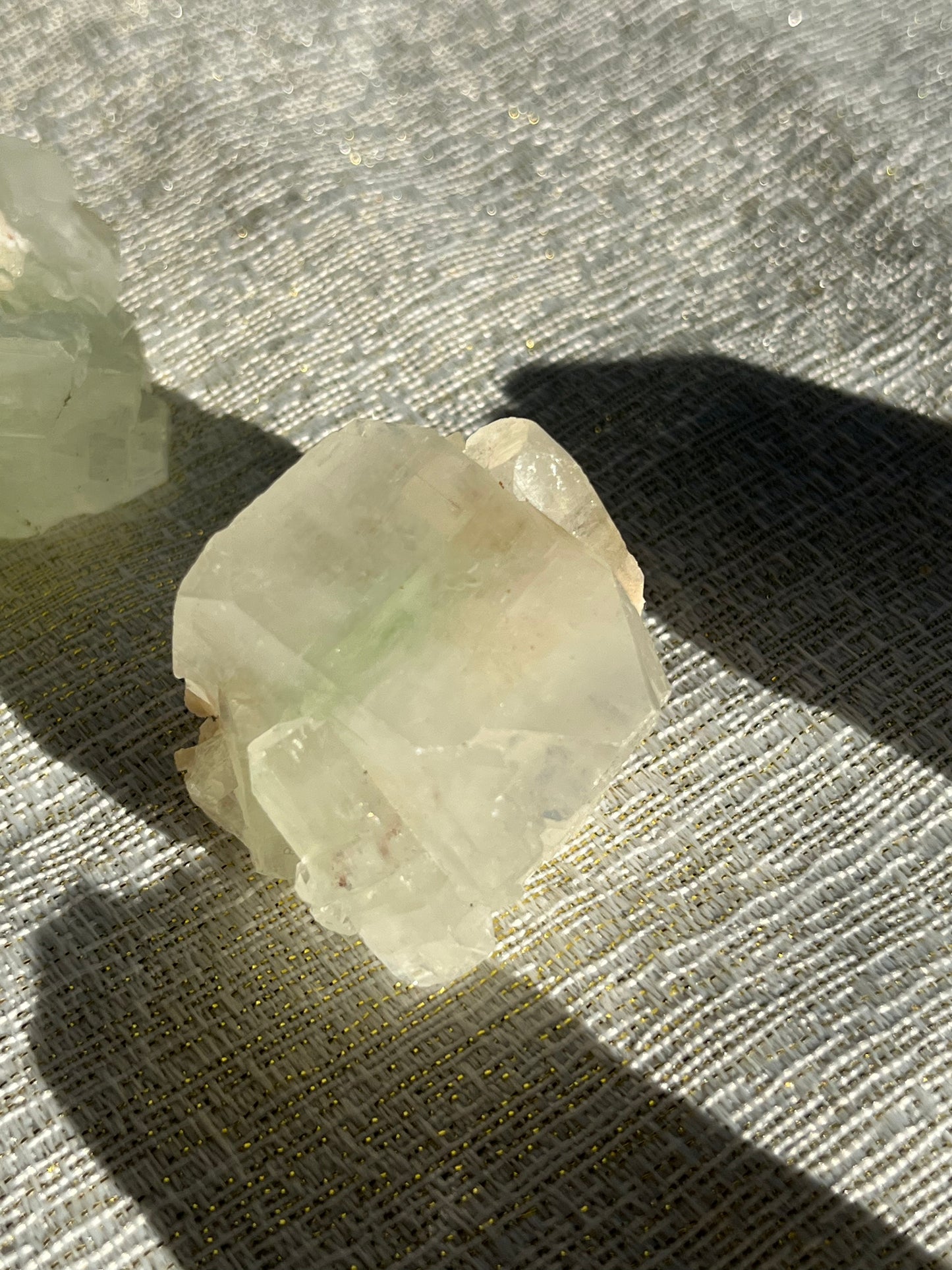 Zoned Green Apophyllite Specimen Lot C (7 pieces)
