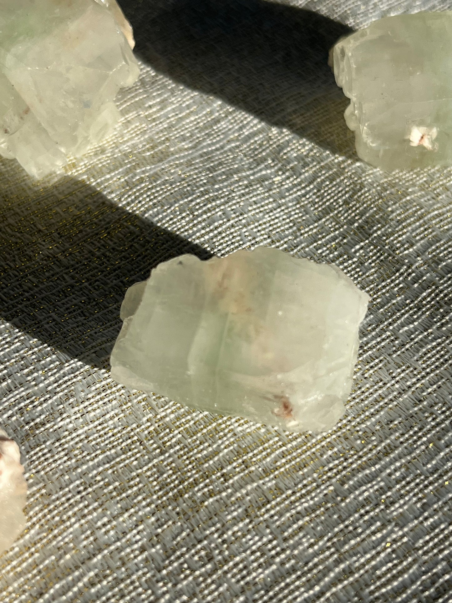 Zoned Green Apophyllite Specimen Lot C (7 pieces)