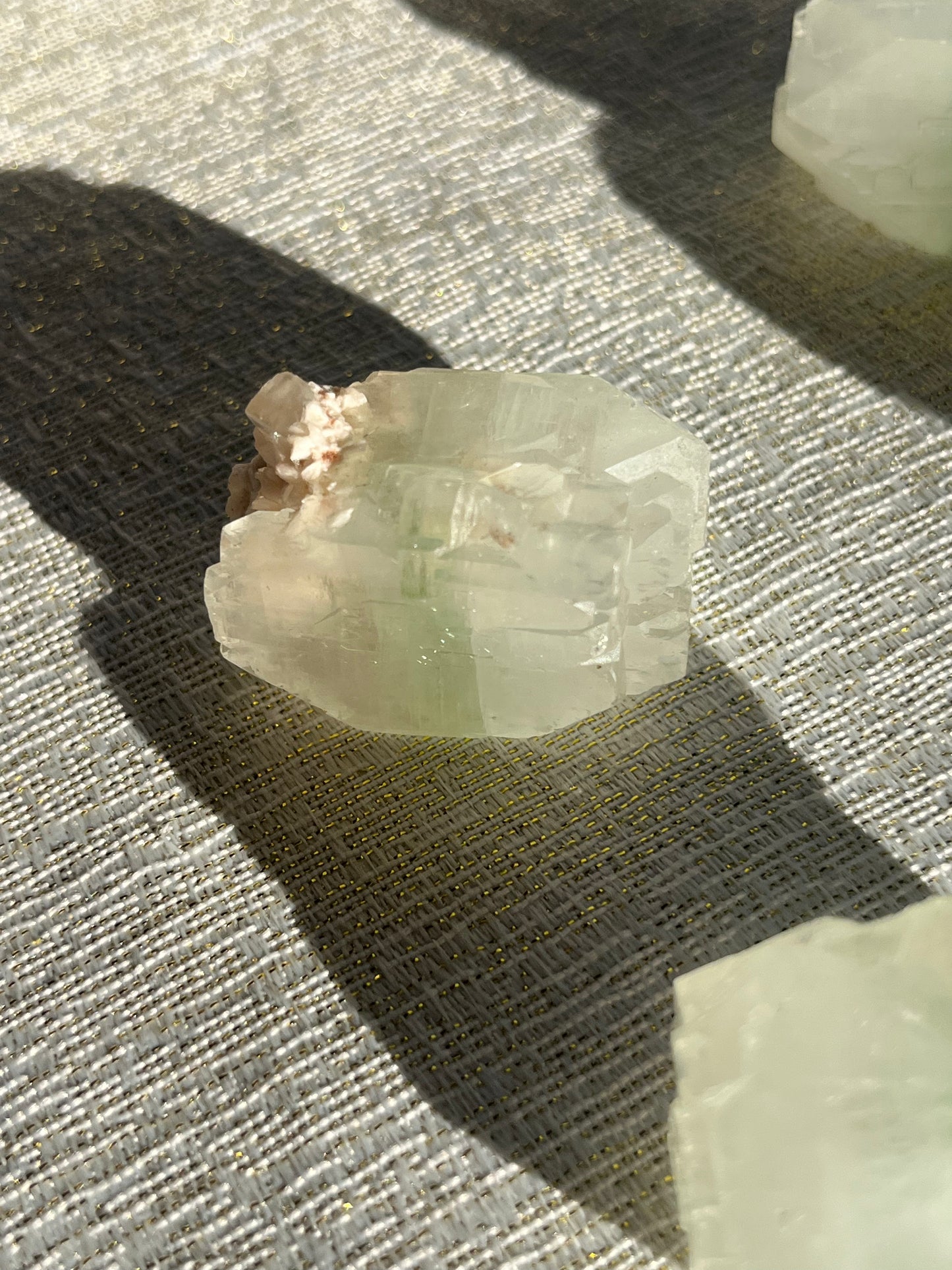 Zoned Green Apophyllite Specimen Lot D (7 pieces)