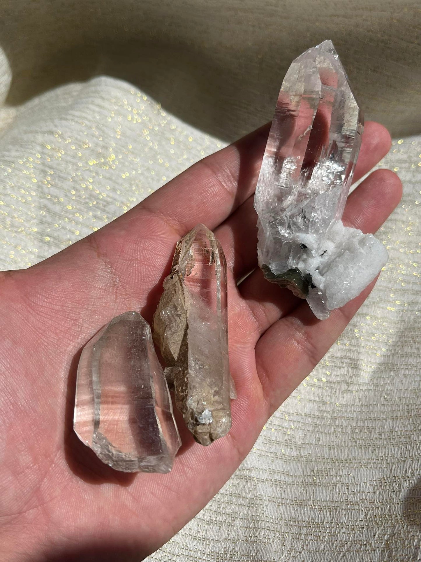 Himalayan Quartz Specimen Lot D (3 pieces)