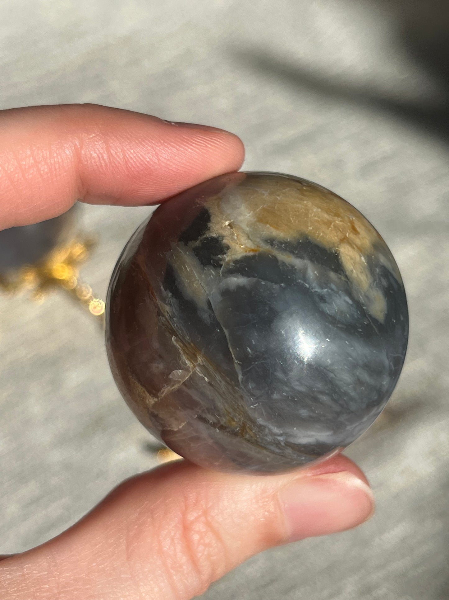 Purple Chalcedony Sphere Set (2 spheres)