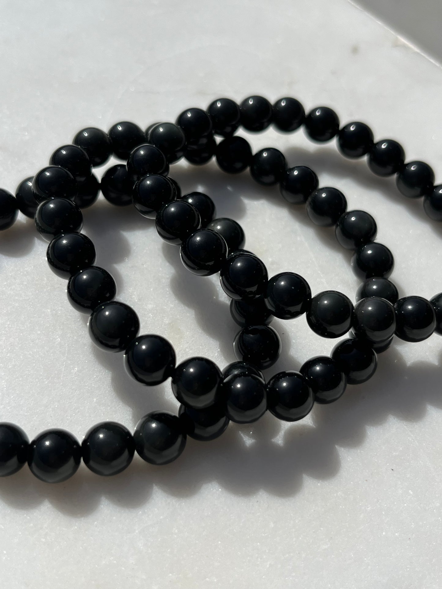 Rainbow Obsidian 8mm Bead Bracelet