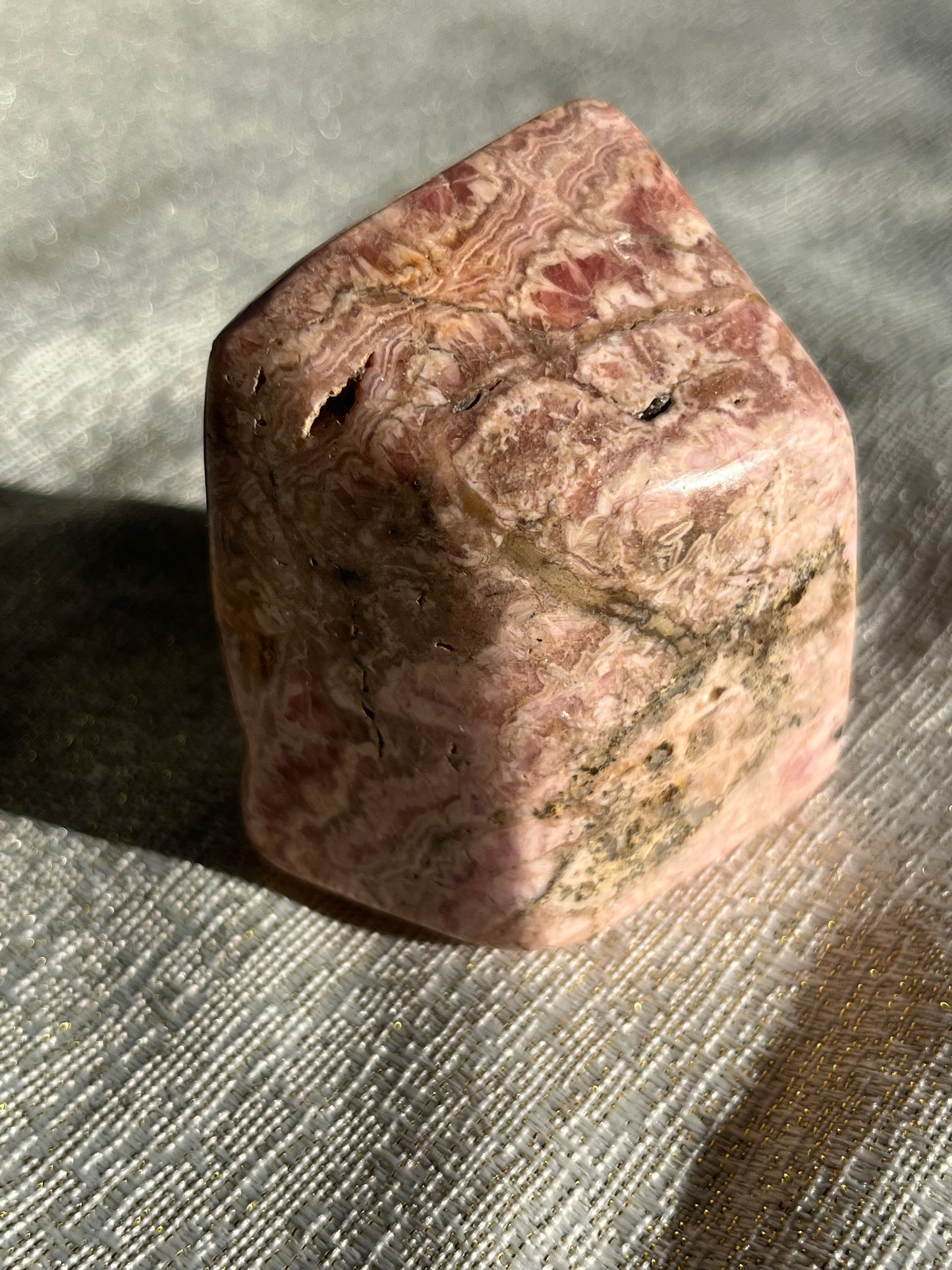 Banded Rhodochrosite Freeform