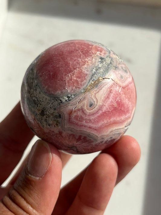 Rhodochrosite Sphere 01