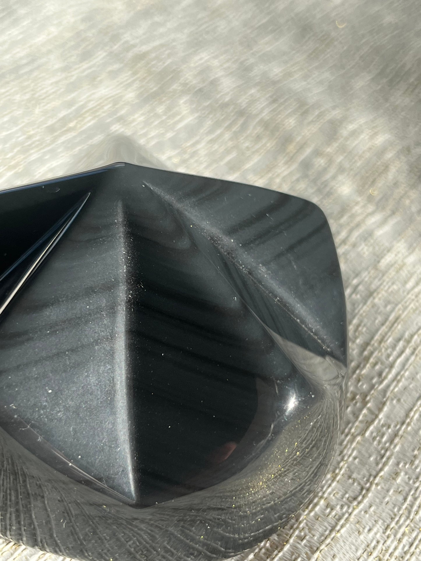 Silver Sheen Obsidian 3D Star Freeform