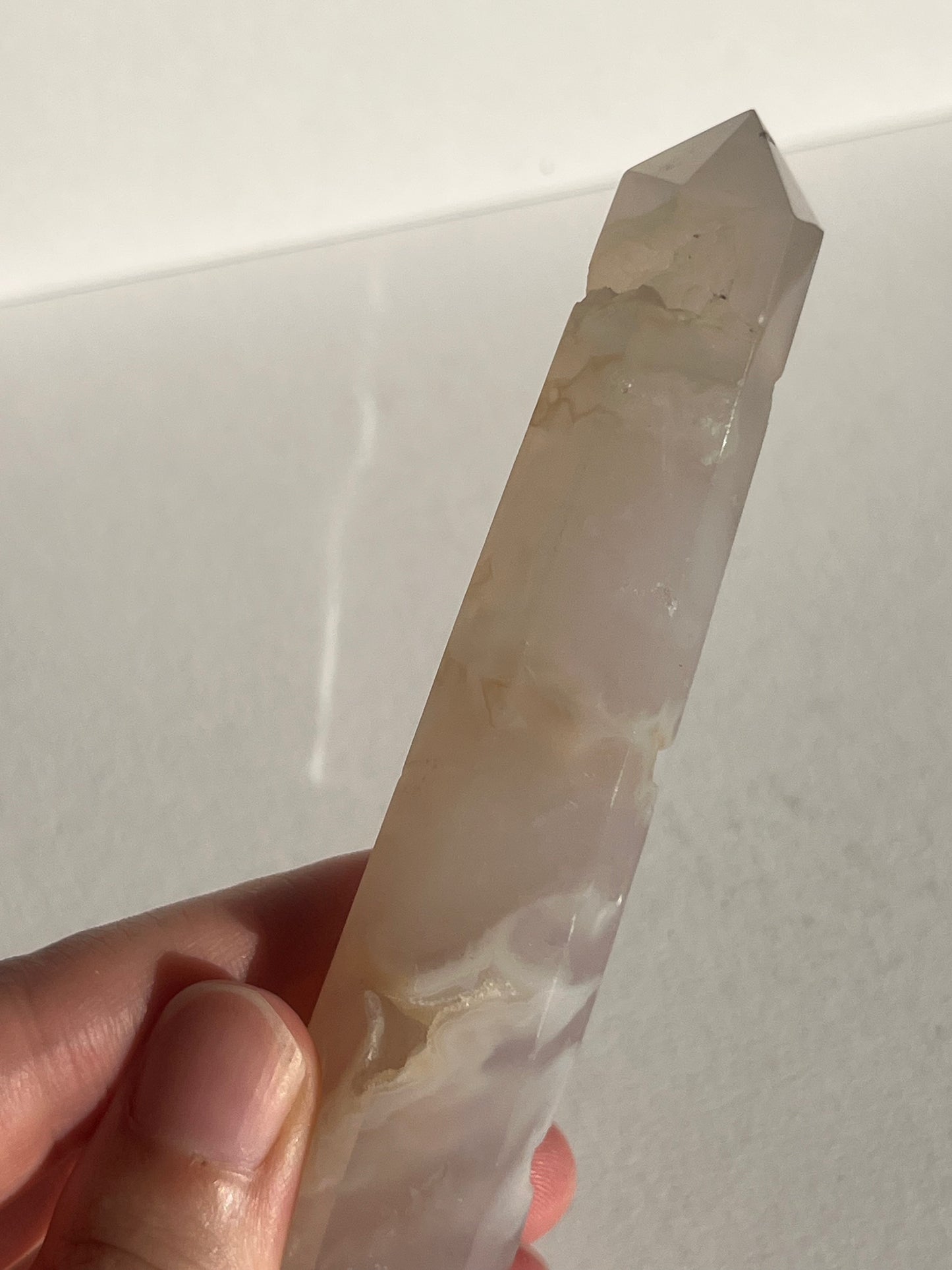 Flower Agate Obelisk Towers (3 Pack)