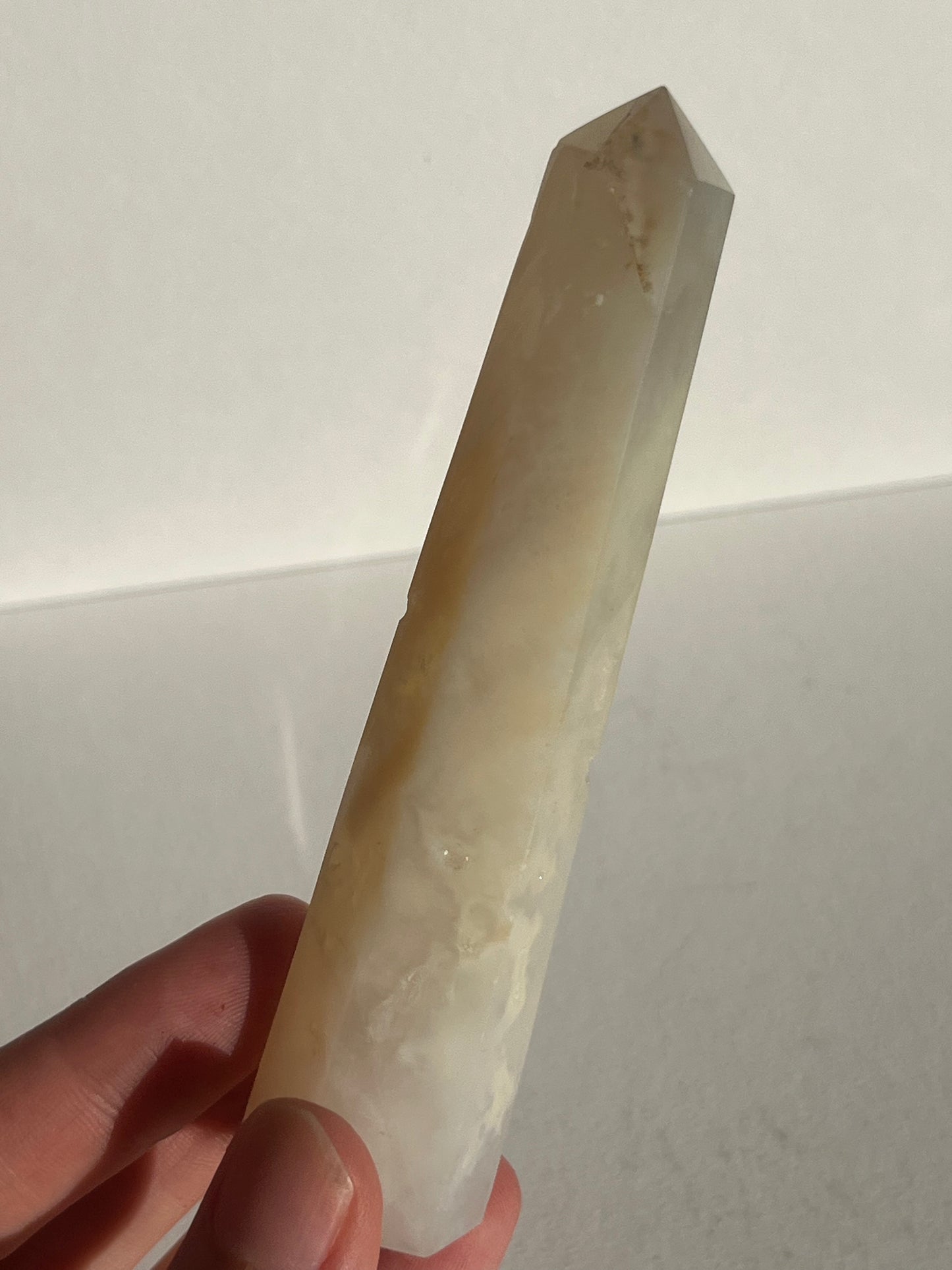 Flower Agate Obelisk Towers (3 Pack)