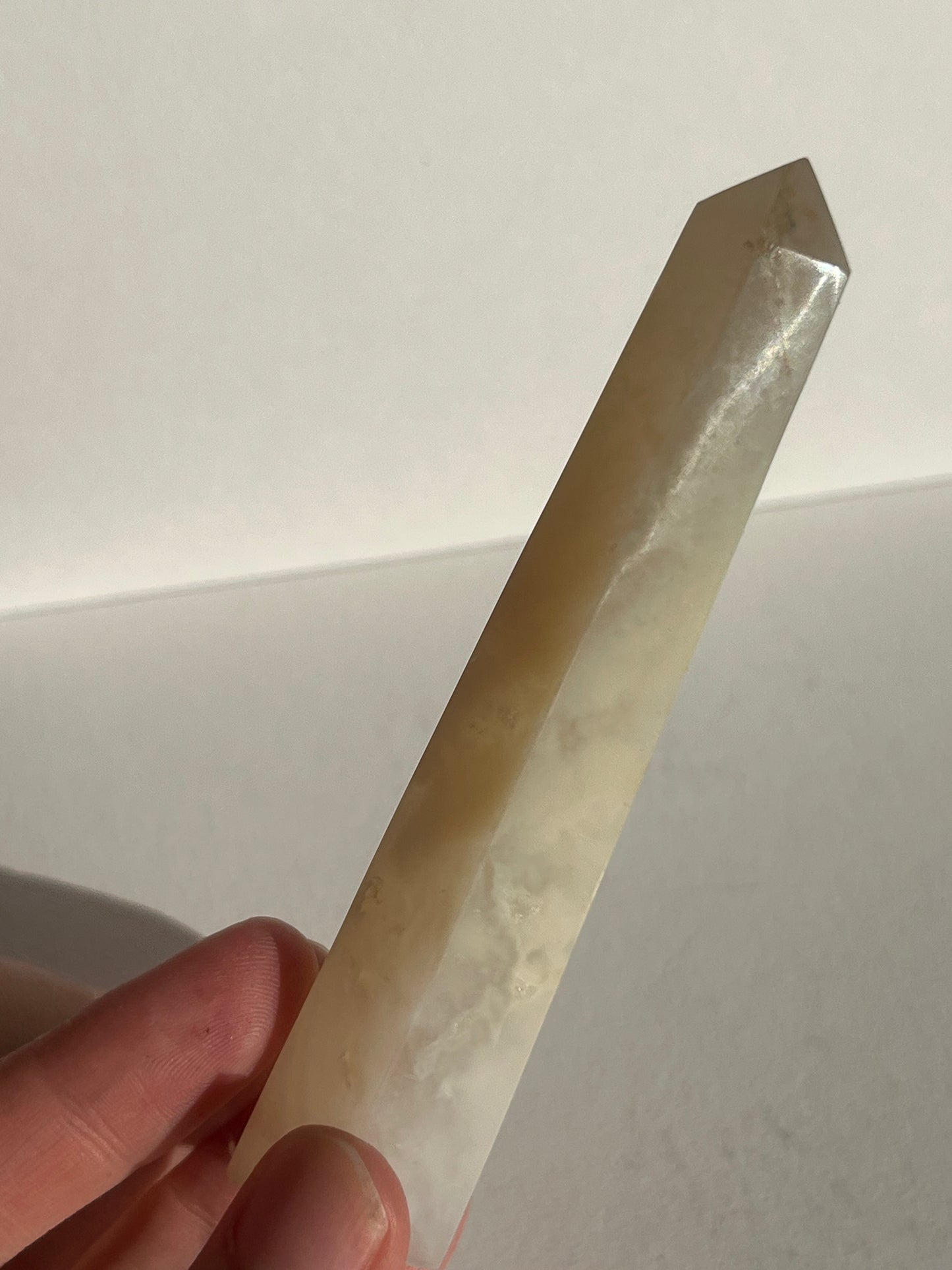Flower Agate Obelisk Towers (3 Pack)